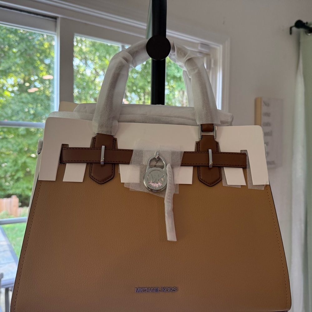 Hamilton Medium Color-Block Leather
Satchel - Picture 6 of 8